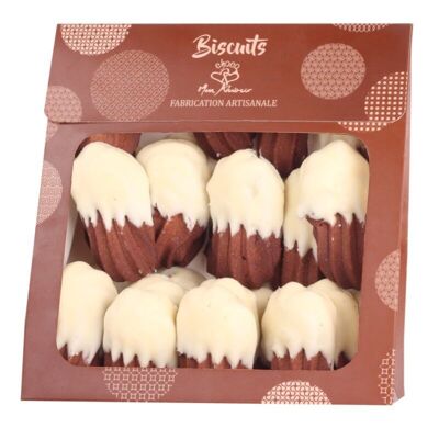 Biscuits - Cat's tongues with white chocolate - 150g