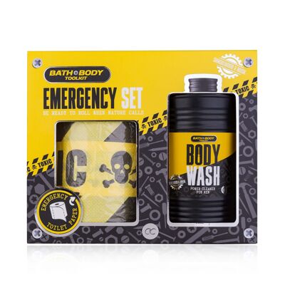 Men's shower gel + toilet paper set BATH & BODY TOOL - 6059650