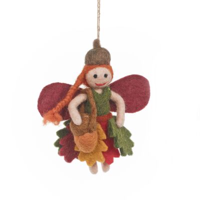 Handmade Felt Aumber the Autumnal Fairy Hanging Decoration