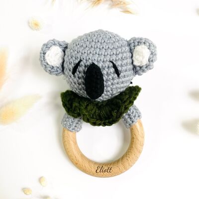 Crochet rattle for baby