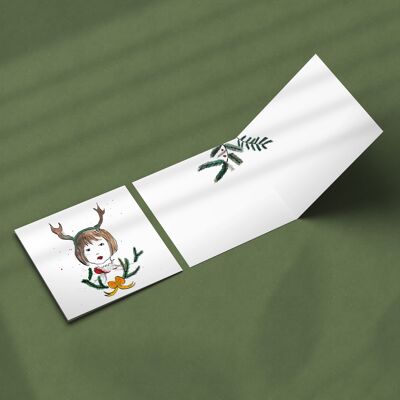 Carte Femme Cerf