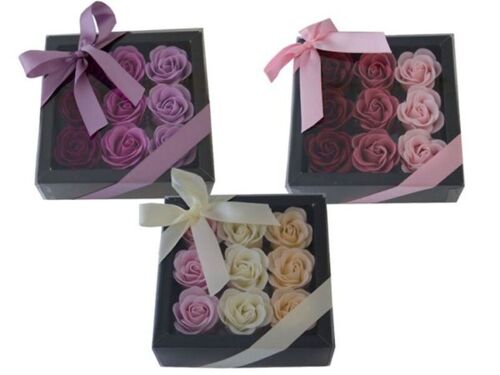 Coffret de 9 Roses de savon - 230003