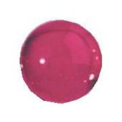 Perla da bagno rotonda trasparente Fucsia, Profumo Fiorito - 100311
