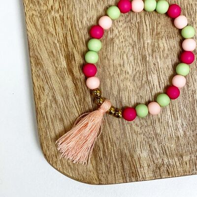 Summer children's bracelet tassel | handmade children's jewelry