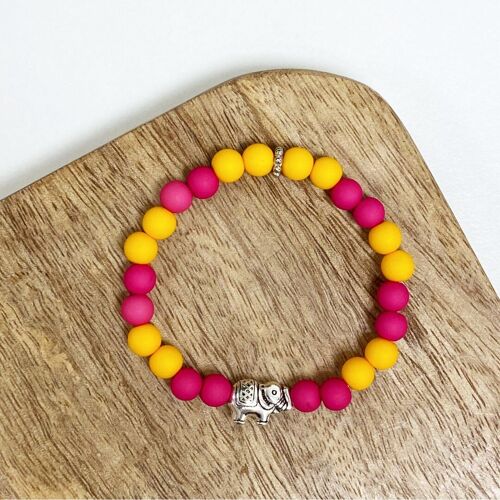 Summer children's bracelet elephant | handmade children's jewelry