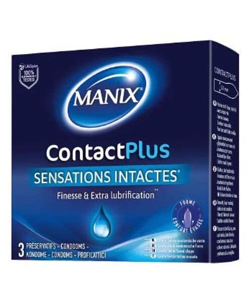 Manix Contat plus 3 préservatifs