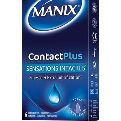 Manix Contact Plus 6 préservatifs