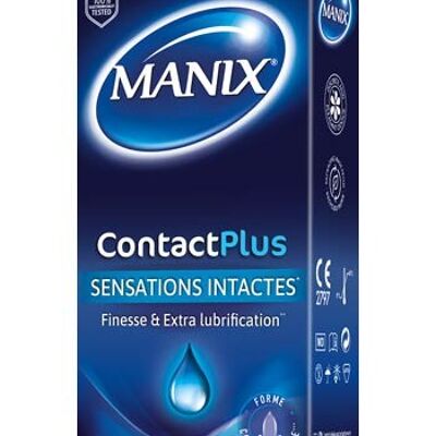 Manix Contact plus 12 condoms