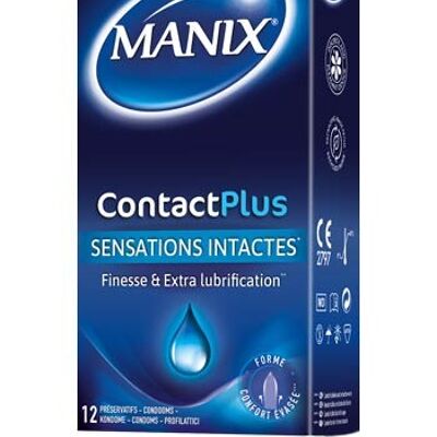 Manix Contact plus 12 préservatifs