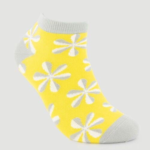 ORGANIC COTTON ANKLE SOCKS MOSAIC PEARL