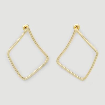 EARRINGS TIN RHOMBUS