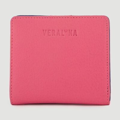NATURAL LEATHER WALLET KIT NIGHT FUCSIA