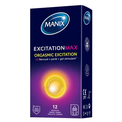 Manix Excitation 12 préservatifs