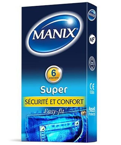 Manix Super 6 préservatifs