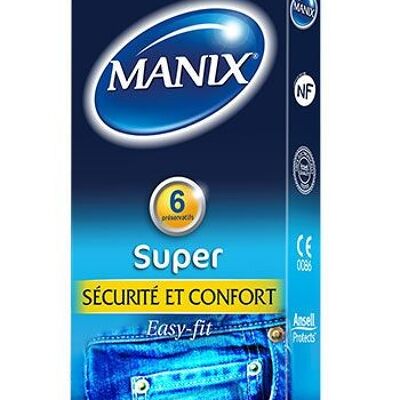 Manix Super 6 préservatifs