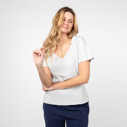 ORGANIC COTTON SHIRT SARITA PEARL