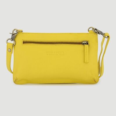 BORSA IN PELLE NATURALE TEWA GIALLO