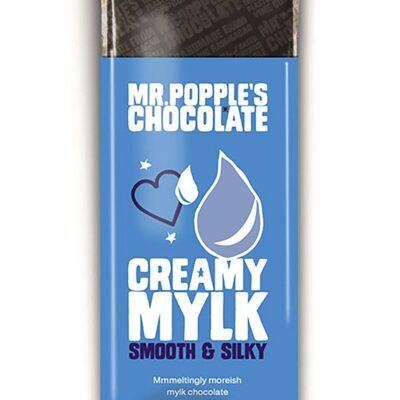 43% Creamy Mylk - 75g Dairy Free Vegan Organic Chocolate Bar