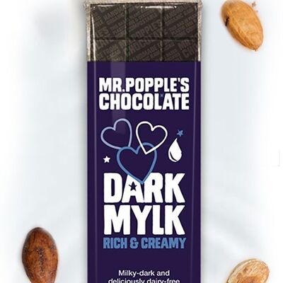 61 % de mylk noir - Barre de chocolat biologique végétalienne sans produits laitiers