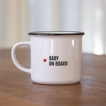 Mug Baby on board / Spécial annonce de grossesse 1