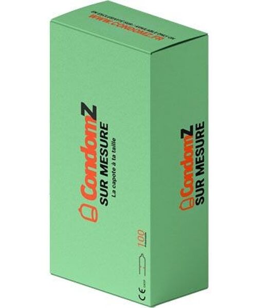 Condomz Sure Mesure (Petite Taille) 100 préservatifs