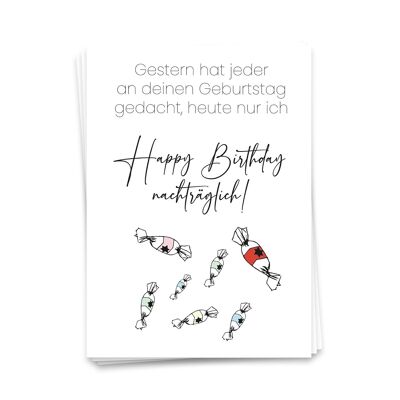 Postkarte Bday