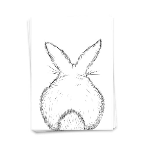 Postkarte Osterhase