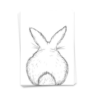 Postkarte Osterhase