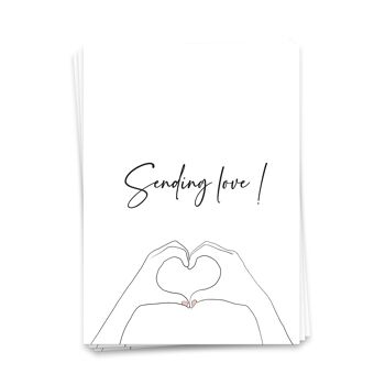 Carte postale Envoi d'amour 1