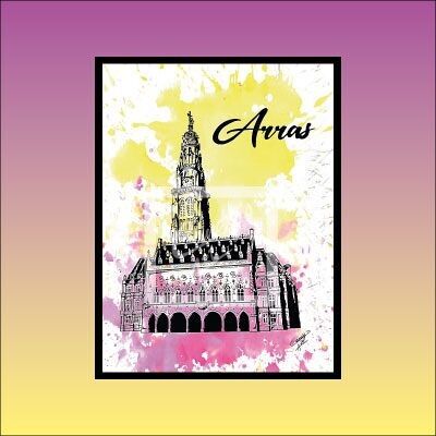 Affiche Arras - Le Beffroi -