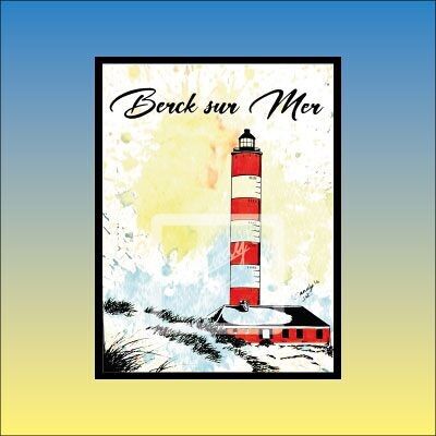 Poster Berck-sur-Mer - Der Leuchtturm -