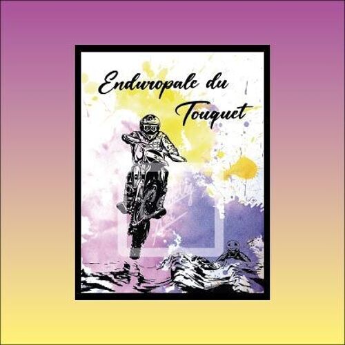 Affiche Enduropale du Touquet - La Course -