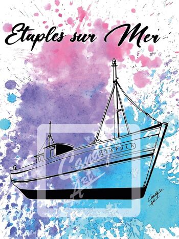 Affiche Etaples-sur-Mer - Le Stapula - 2