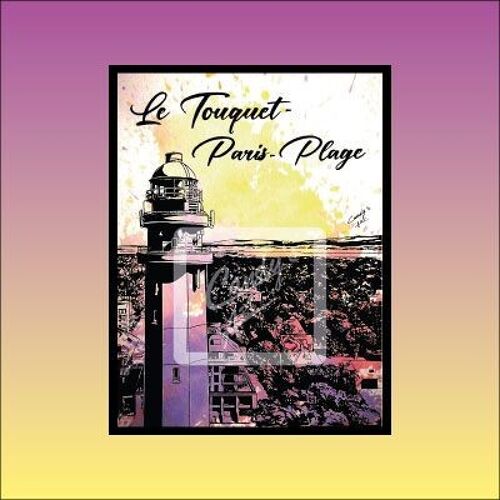 Affiche Le Touquet-Paris-Plage - Le Phare -