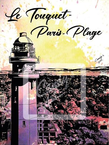 Affiche Le Touquet-Paris-Plage - Le Phare - 2