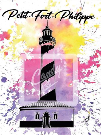 Affiche Petit-Fort-Philippe - Le Phare - 2