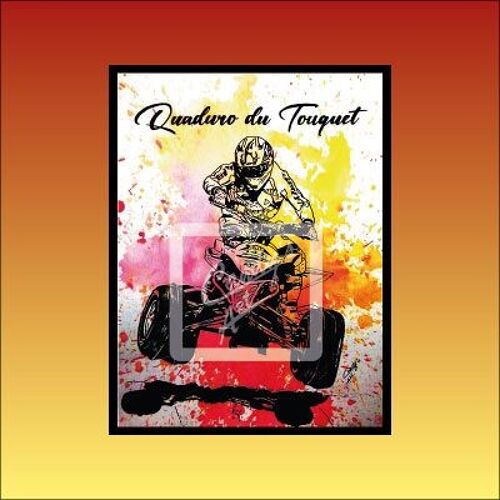 Affiche Quaduro du Touquet