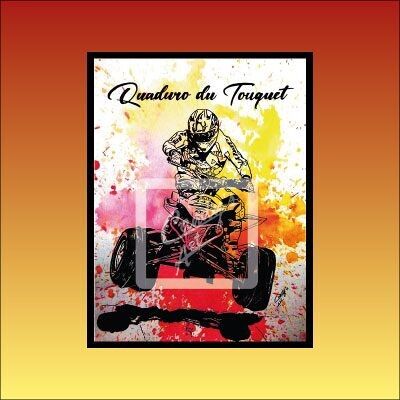 Poster Quaduro del Touquet
