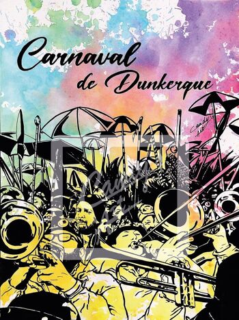 Affiche Carnaval de Dunkerque - La Bande - 2
