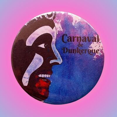 Badge carnaval de Dunkerque 58 mm