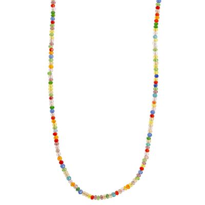 Felicia - Collier de perles de verre colorées