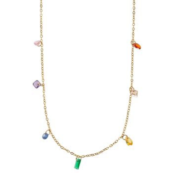 Sky - Collier chaîne multicolore en acier inoxydable 1