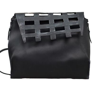 WOMEN LEATHER BAG M. FIG SS24
