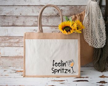 je me sens spritzy Aperol | Sac en jute