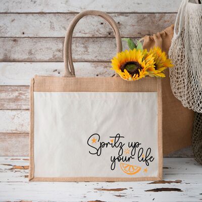 Spritz up your life | Jute bag
