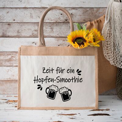 Smoothie au houblon | Sac en jute