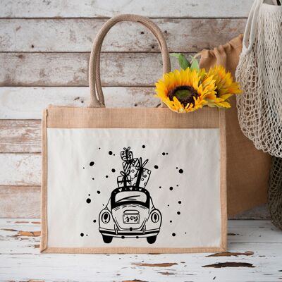 Christmas car | Jute bag