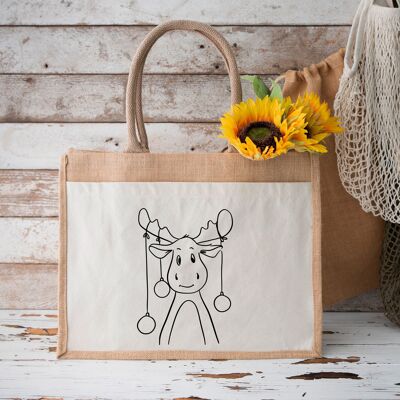 Renne | Sac en jute