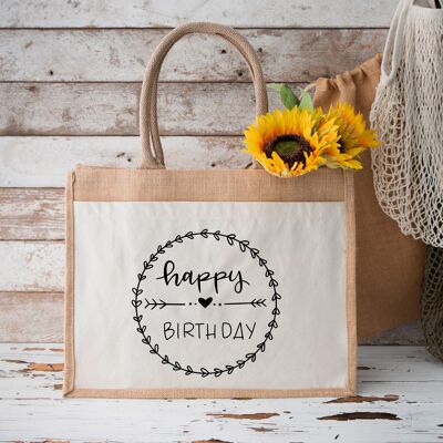 Happy Birthday | Jute bag