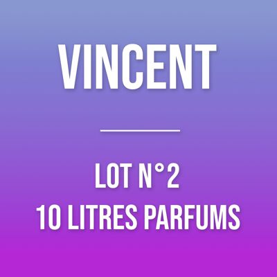 Lot n°2: 10 liters of perfumes